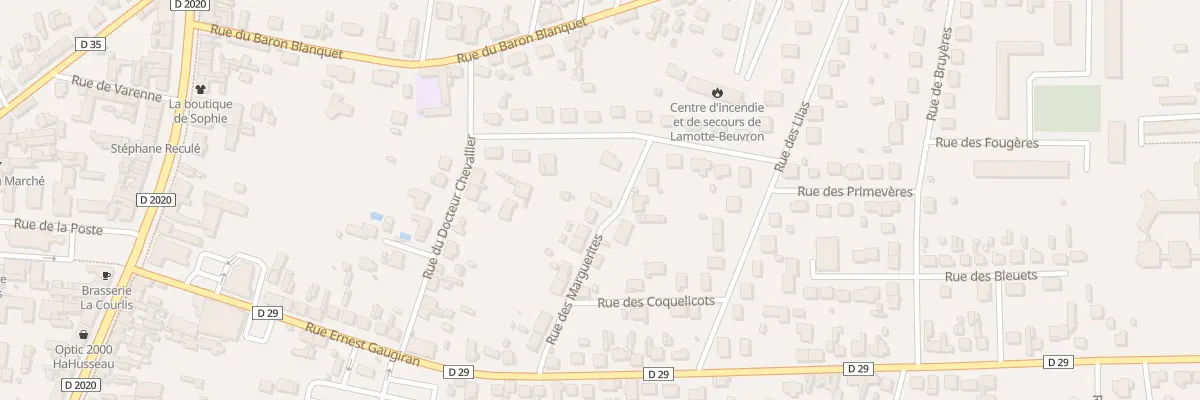 Plan du 19 Rue des Marguerites à Lamotte-Beuvron