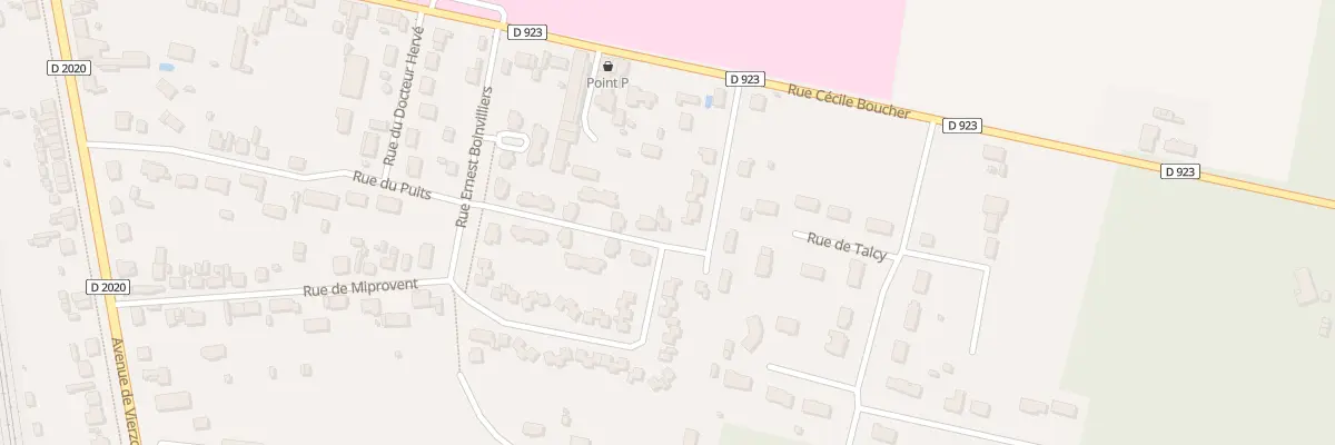 Plan du 33 Rue de Miprovent à Lamotte-Beuvron