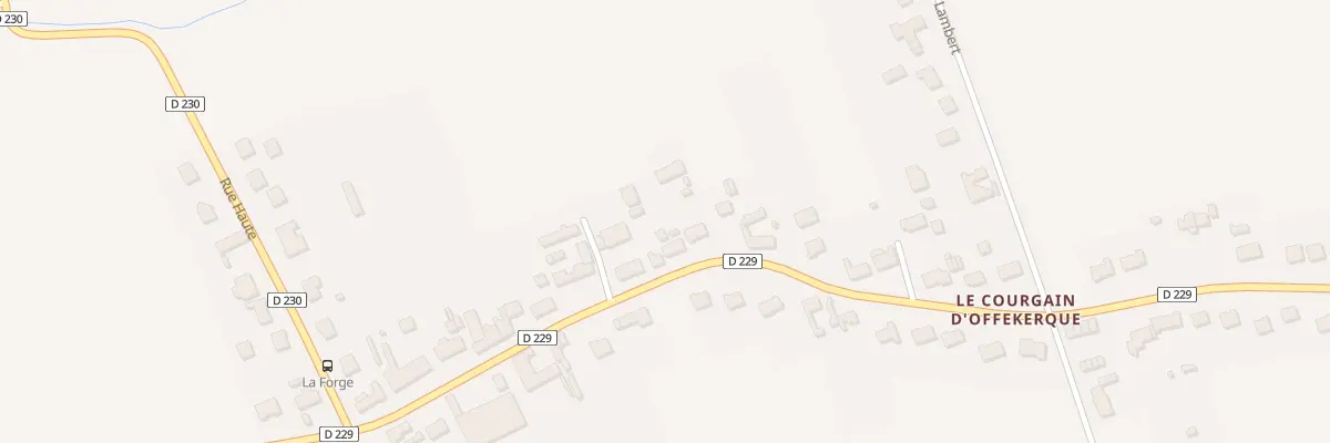 Plan du 50 Rue du Courgain à Offekerque