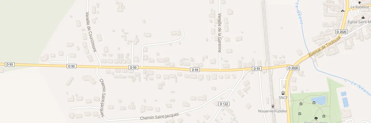 Plan du 30 Rue des Bruyères à Nouan-le-Fuzelier
