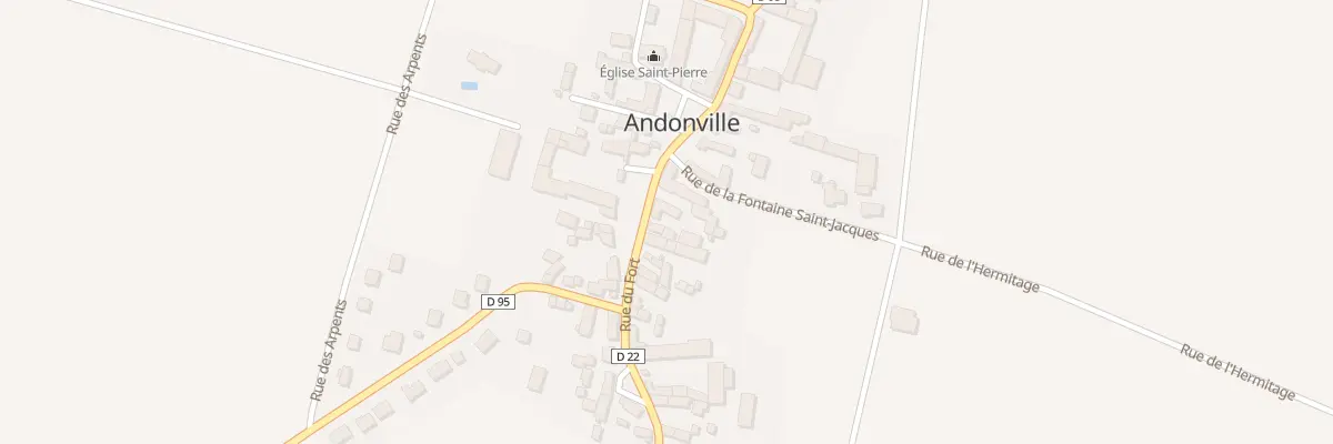 Plan du 5 Rue du Fort à Andonville