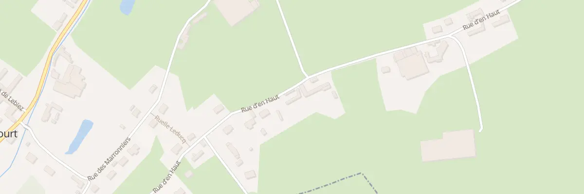 Plan du 28 Rue d’En Haut à Wambercourt