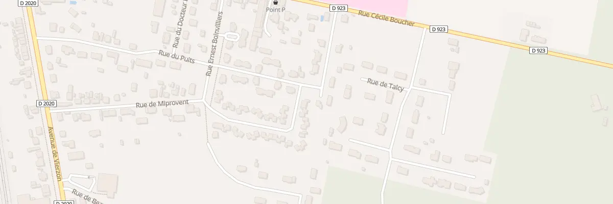 Plan du 42T Rue de Miprovent à Lamotte-Beuvron