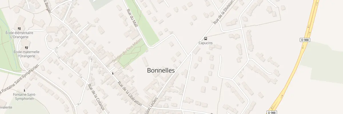 Plan du 10 Rue de la Division Leclerc à Bonnelles