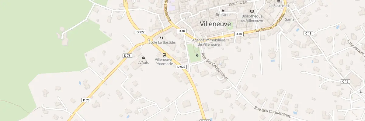 Plan du 5216 Av du Rouergue à Villeneuve