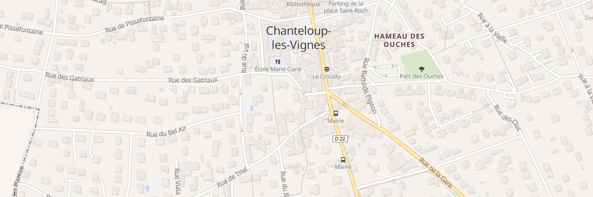 Plan du 3 Rue des Gatriaux à Chanteloup-les-Vignes