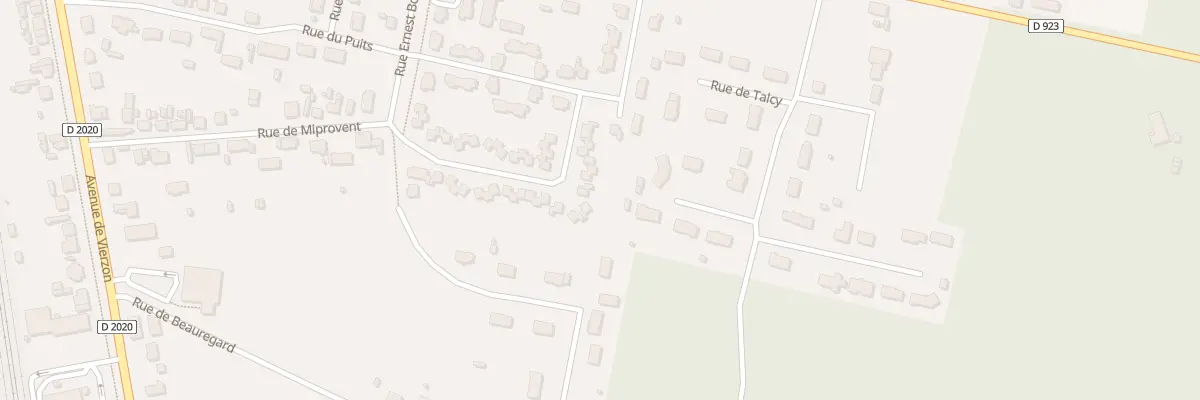 Plan du 38B Rue de Miprovent à Lamotte-Beuvron