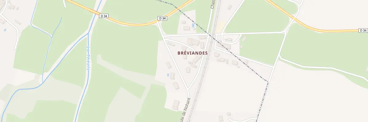 Plan du 5215 Breviandes à Sainte-Lizaigne