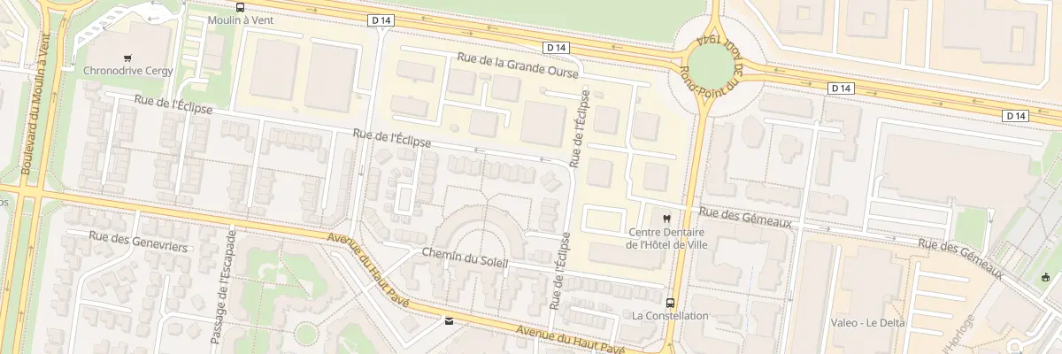 Plan du 19 Rue de l’Eclipse à Cergy