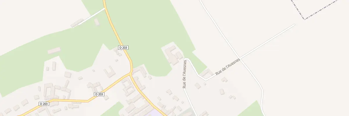 Plan du 9 Rue de l’Avesne à Vaudringhem