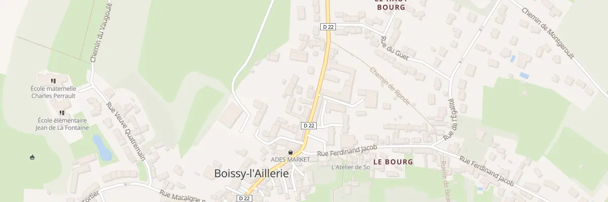 Plan du 33 Rue de la Republique à Boissy-l’Aillerie