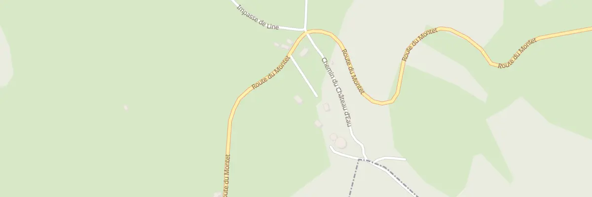 Plan du 5137F Pech La Rode à Montet-et-Bouxal