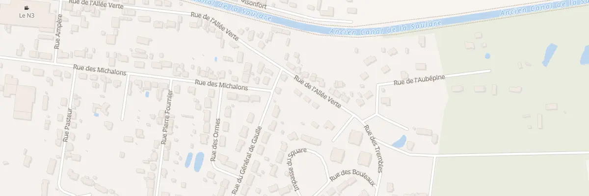 Plan du 68 Rue de l’Allée Verte à Lamotte-Beuvron