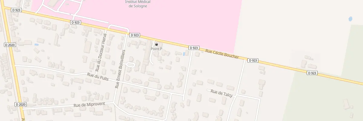 Plan du 41 Rue de Miprovent à Lamotte-Beuvron