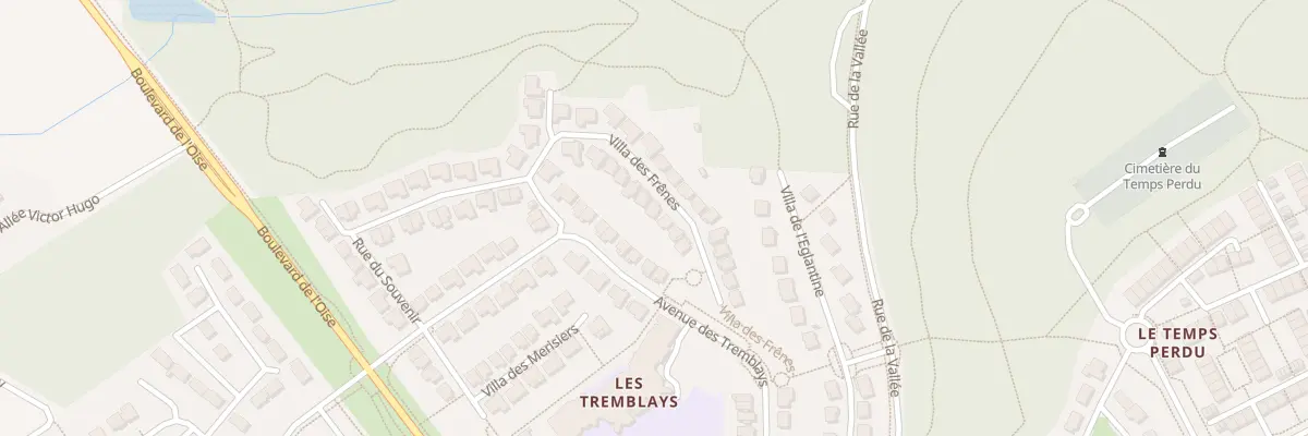 Plan du 16 Vla des Frenes à Jouy-le-Moutier