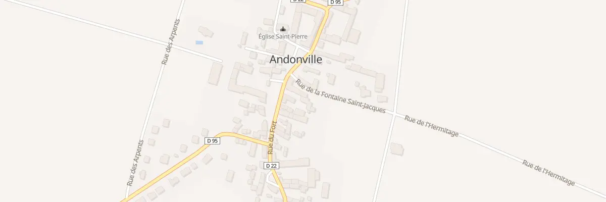 Plan du 3 Rue du Fort à Andonville