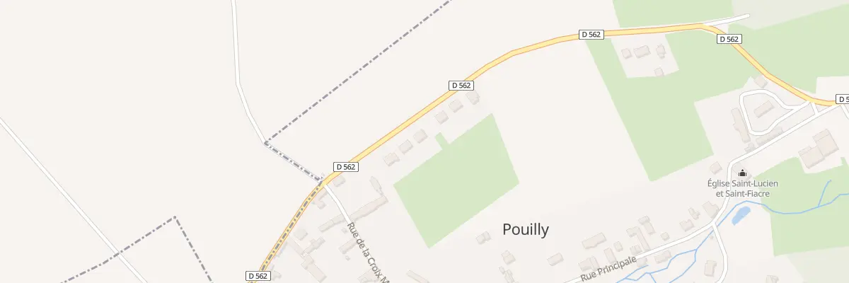 Plan du 63 Pouilly à Pouilly