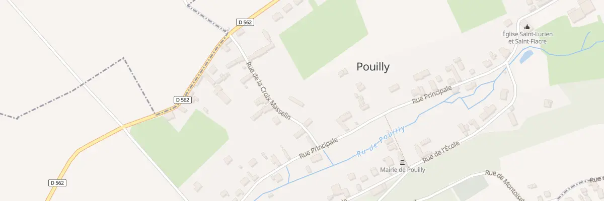 Plan du 1T Rue de la Croix Masselin à Pouilly