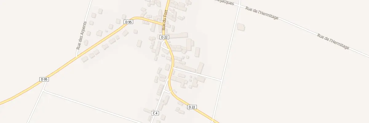 Plan du 23 Rue du Fort à Andonville