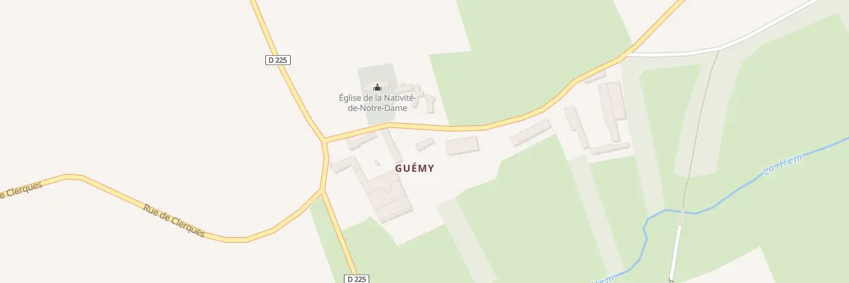 Plan du 1193 Rte de Guémy à Tournehem-sur-la-Hem