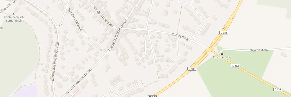 Plan du 10 Rue de Bissy à Bonnelles
