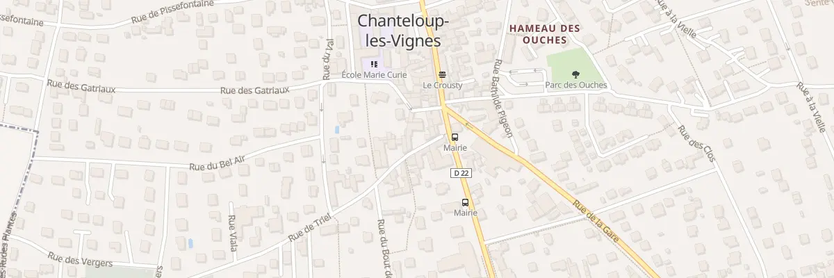 Plan du 6 Rue de Triel à Chanteloup-les-Vignes