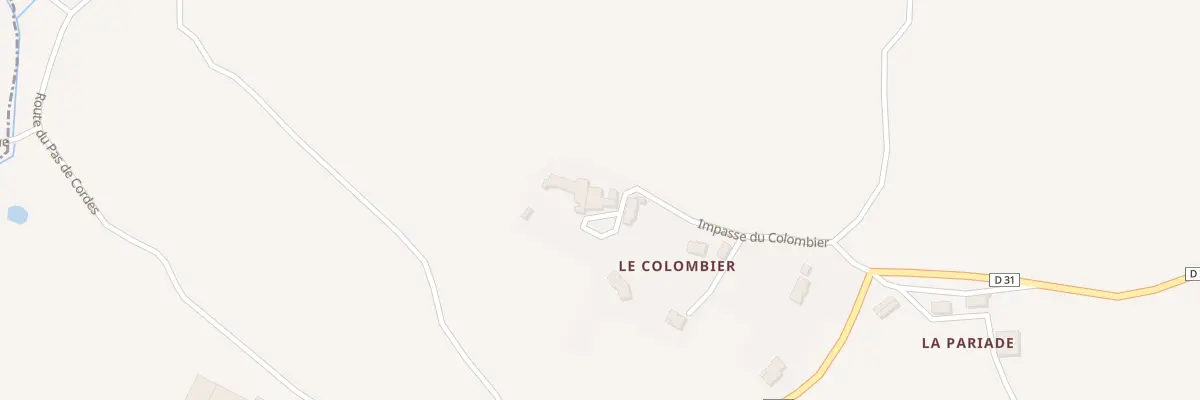 Plan du 5026 Le Colombier à Castanet