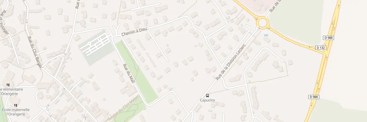 Plan du 4B Rue de la Division Leclerc à Bonnelles
