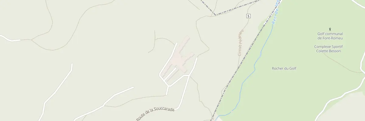 Plan de Las Soucarrades à Égat