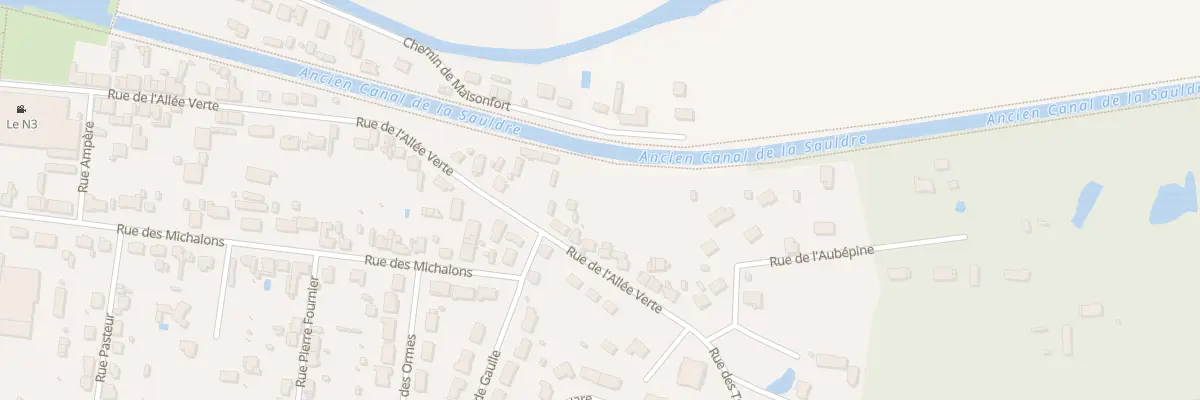 Plan du 71 Rue de l’Allée Verte à Lamotte-Beuvron