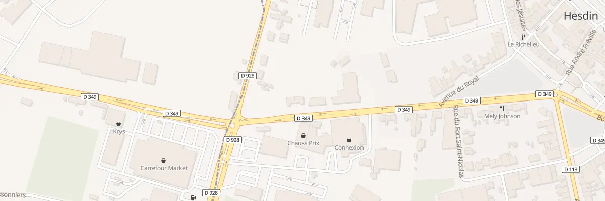 Plan du 4 Av de Boulogne à Hesdin-la-Forêt
