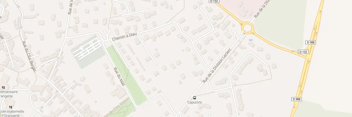 Plan du 4T Rue de la Division Leclerc à Bonnelles