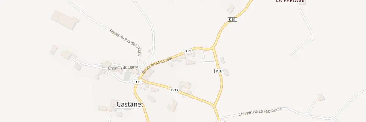 Plan du 5002 Les Barrots à Castanet