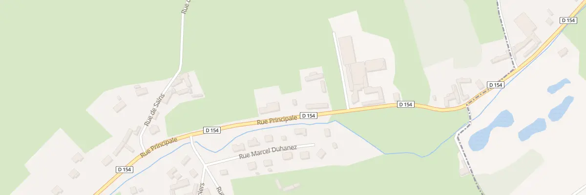 Plan du 43 Rue Principale à Wambercourt