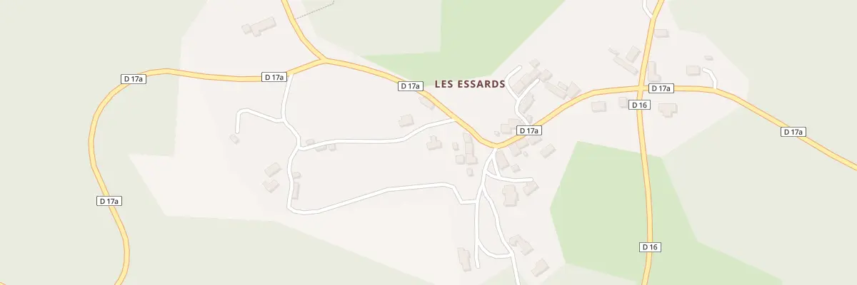 Plan du 33 Les Essarts à Fransèches