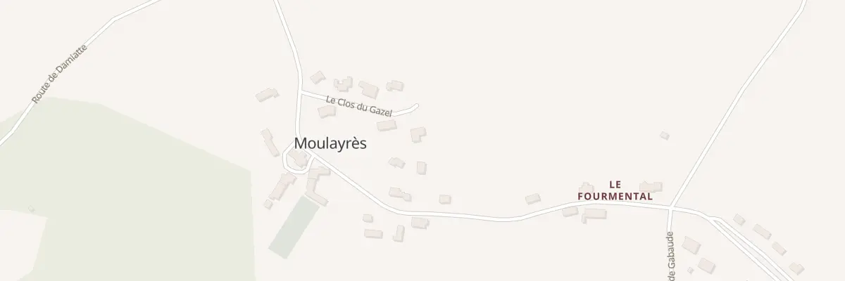 Plan du 5097 Fourmental à Moulayrès