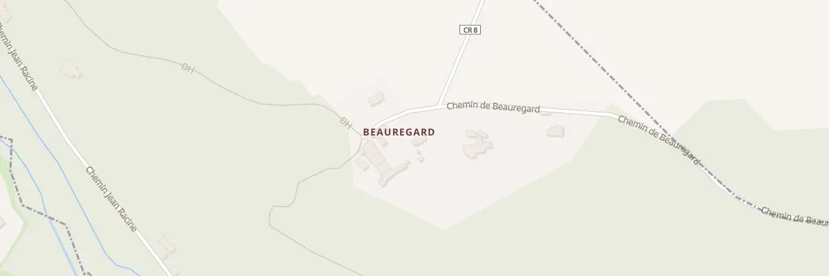 Plan du 7 Che de Beauregard à Milon-la-Chapelle
