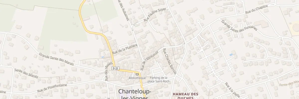 Plan du 13 Rue de l’Abreuvoir à Chanteloup-les-Vignes