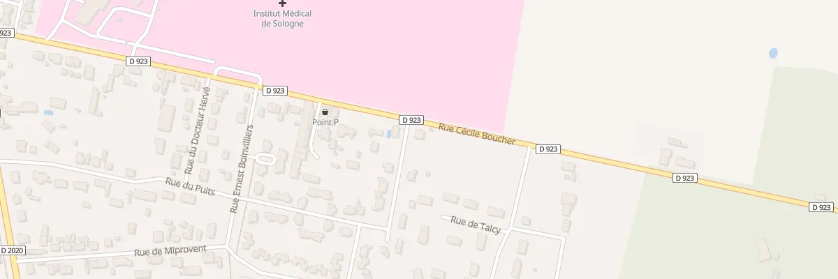 Plan du 60 Rue Cécile Boucher à Lamotte-Beuvron