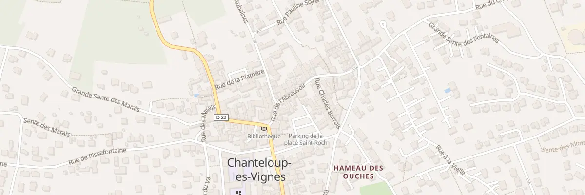 Plan du 20 Rue de l’Abreuvoir à Chanteloup-les-Vignes