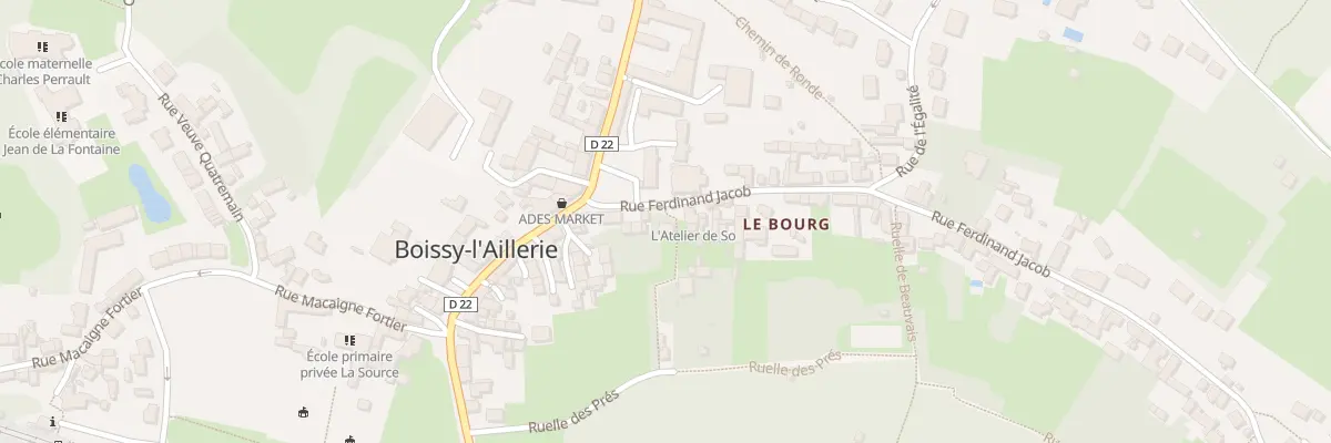 Plan du 8 Rue Ferdinand Jacob à Boissy-l’Aillerie