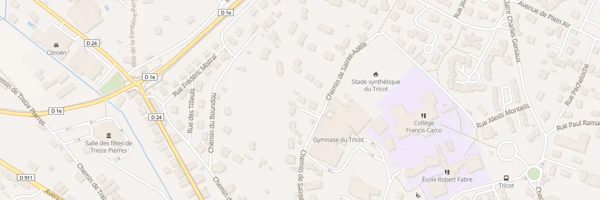 Plan du 30 Imp du Gymnase à Villefranche-de-Rouergue
