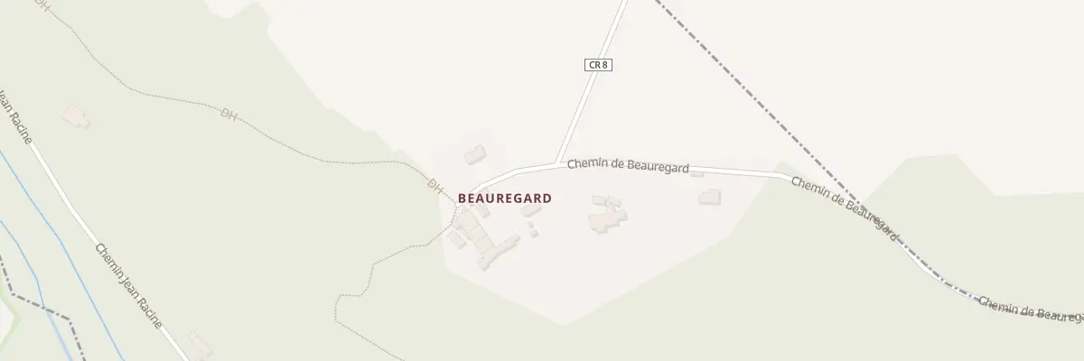 Plan du 5 Che de Beauregard à Milon-la-Chapelle