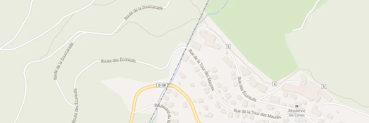Plan du 32 Rue de la Tour des Maures à Font-Romeu-Odeillo-Via