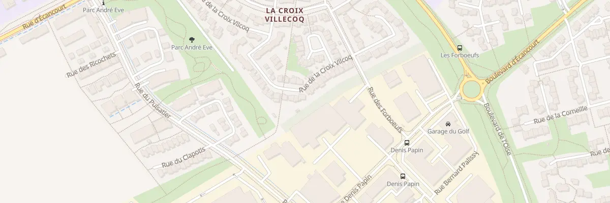 Plan du 86 Rue de la Croix Villecoq à Jouy-le-Moutier