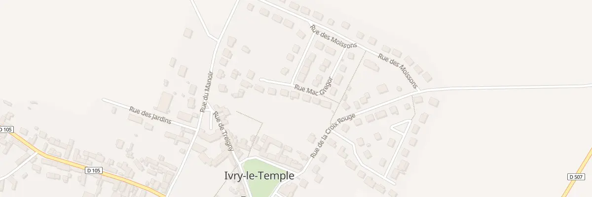 Plan du 33 Rue Mac Grégor à Ivry-le-Temple