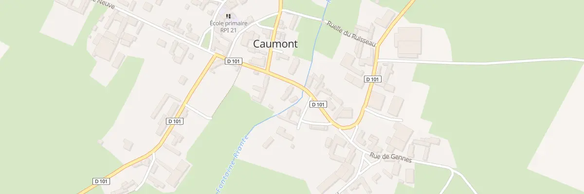 Plan du 3 Rue du Pont à Caumont