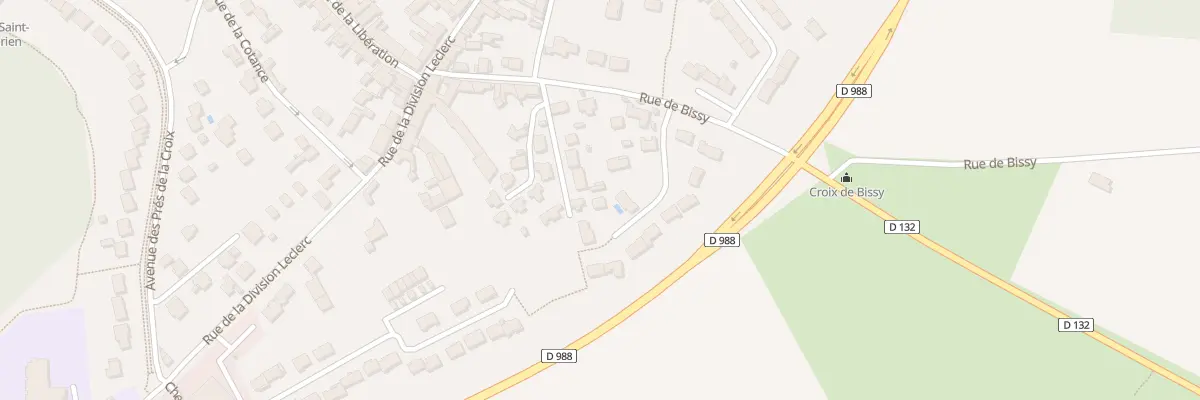 Plan du 5001 Rue des Charbonniers à Bonnelles
