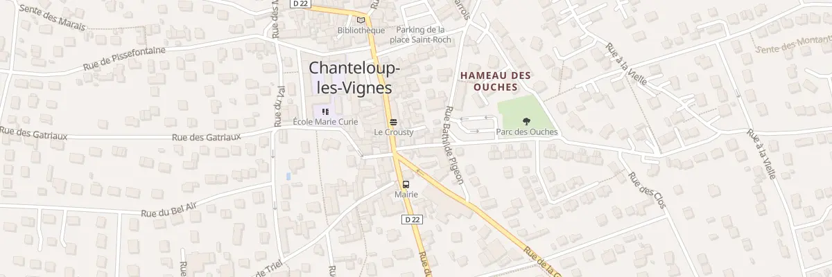 Plan du 3 Rue des Ouches à Chanteloup-les-Vignes