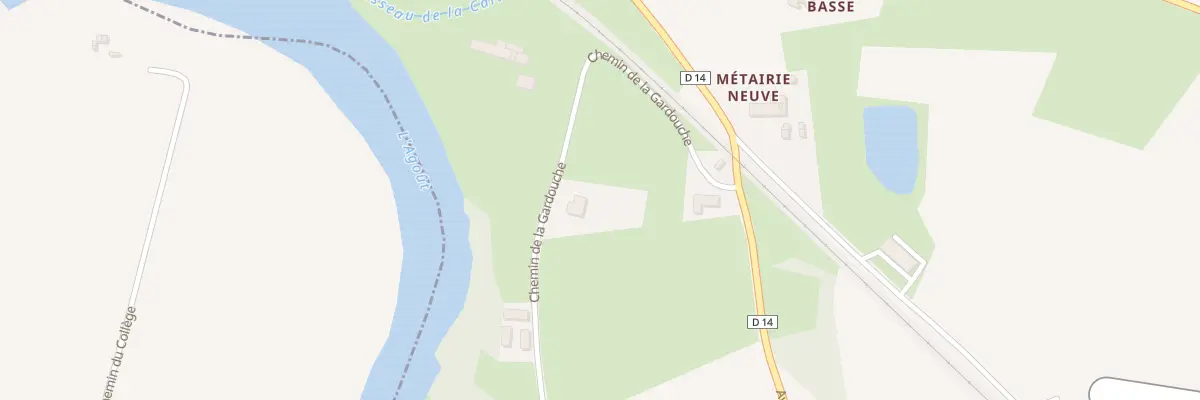Plan du 295 Che de La Gardouche à Serviès